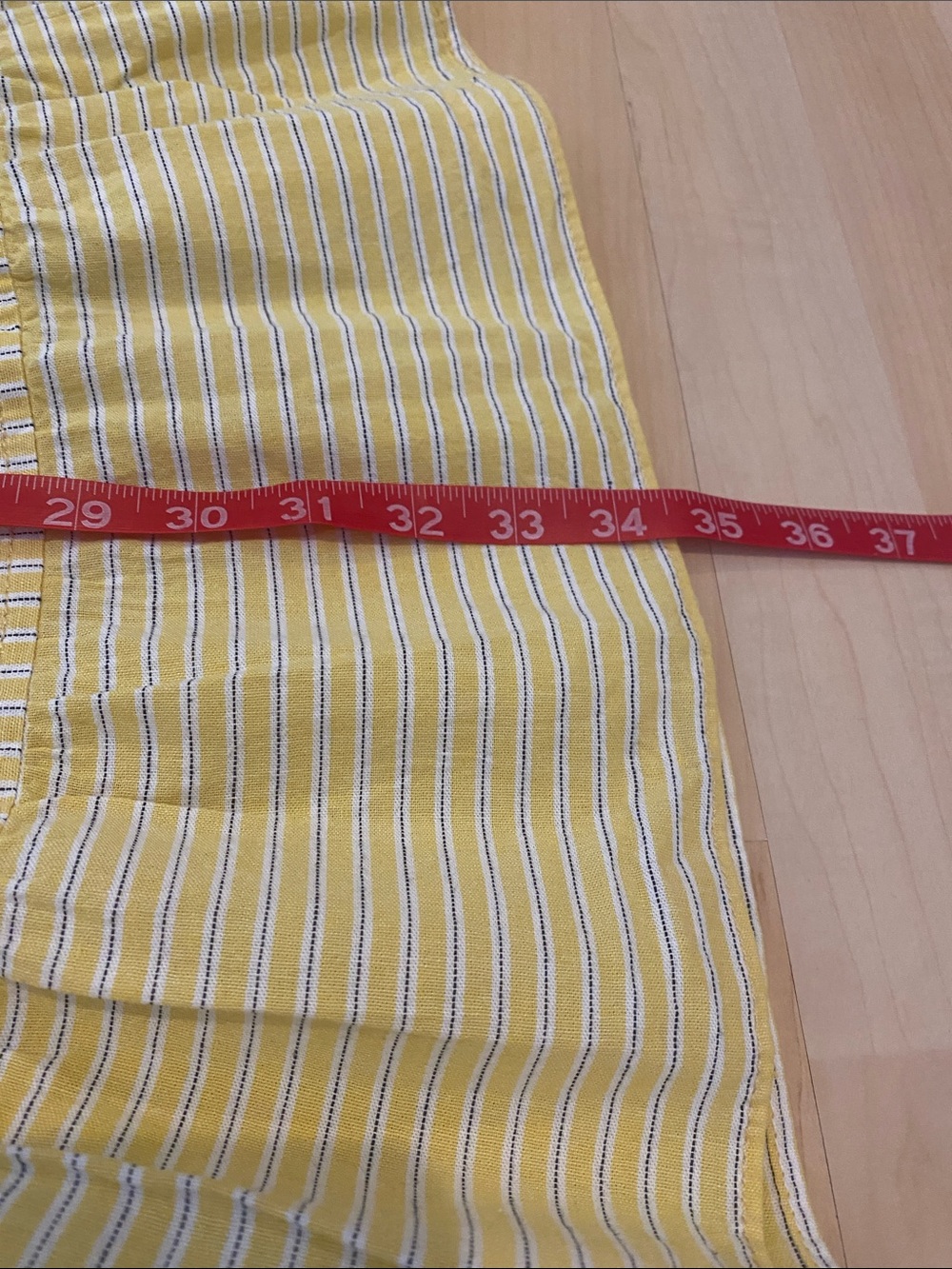 Max Studio Yellow Striped Costal Cowgirl Mini Dress Size S - Picture 6 of 6